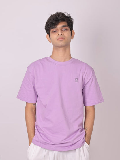 Crew Neck T-Shirt - Lavender