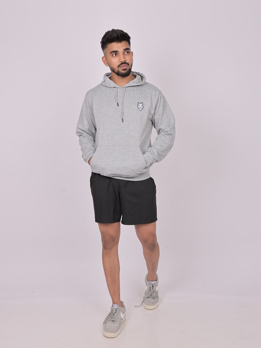 Super Comfy Cotton Blend Hoodie - Grey